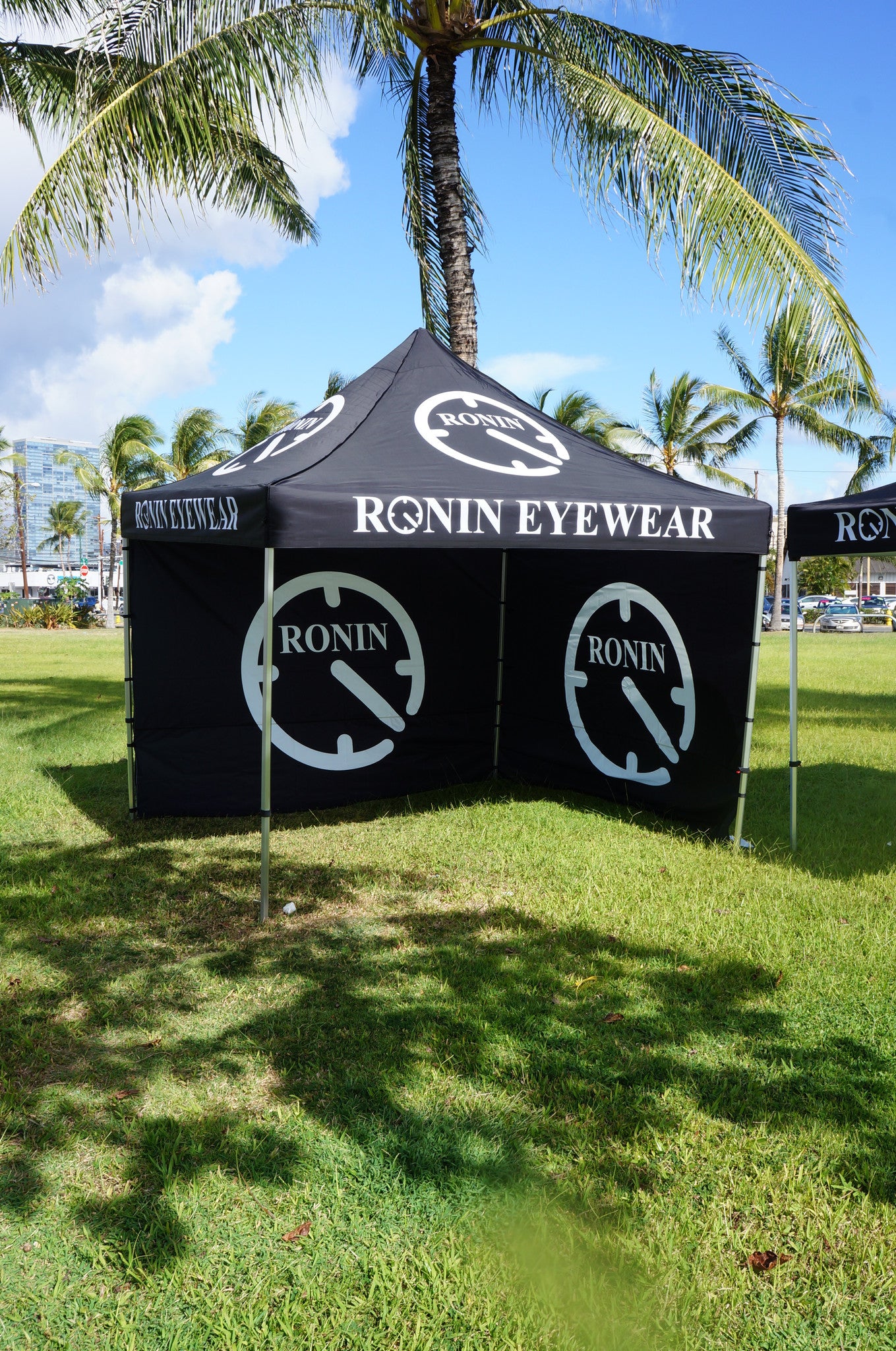 pop up tents logo Custom 10x10' Pop Up Tents Hawaii – Hybrid Design